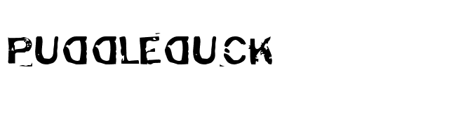Puddleduck font preview