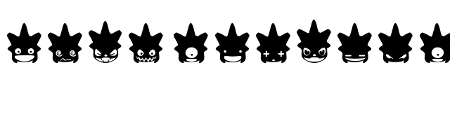 Punk Smileys font preview