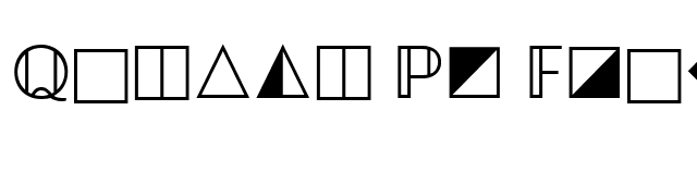 Quanta Pi Four SSi font preview