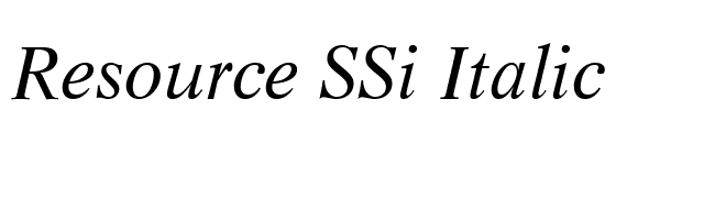 resource-ssi-italic font preview