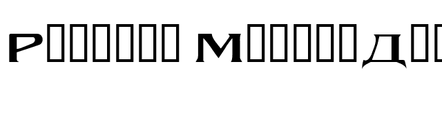 Russkij ModernDemo font preview