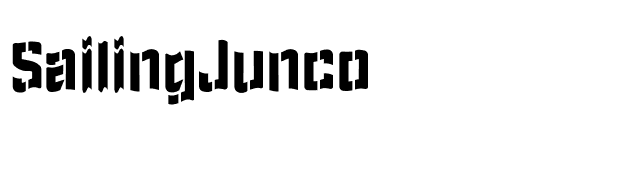 SailingJunco font preview