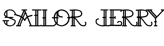 Sailor Jerry font preview