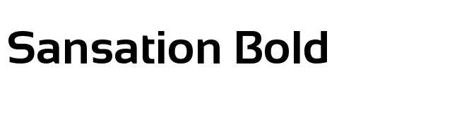 Sansation Bold font preview