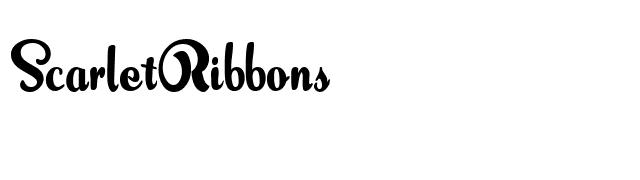 ScarletRibbons font preview