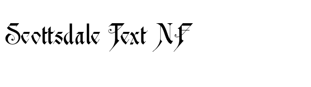 Scottsdale Text NF font preview