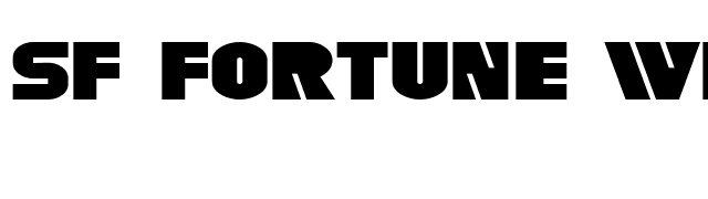 SF Fortune Wheel Extended font preview