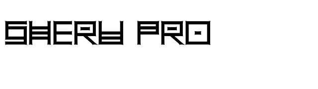 sheru-pro font preview