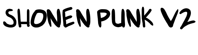Shonen Punk v2 font preview