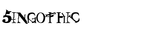 singothic font preview