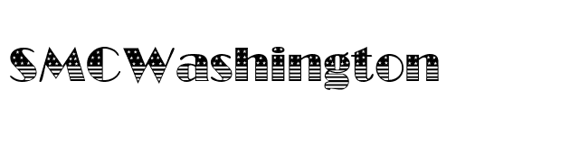 SMCWashington font preview