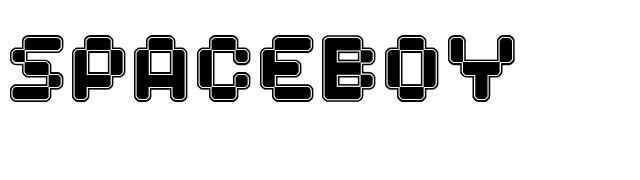 Spaceboy font preview