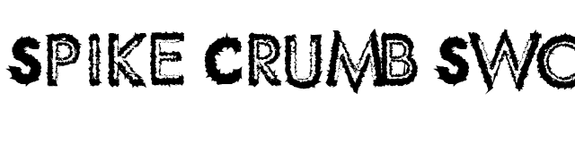 Spike Crumb Swollen font preview