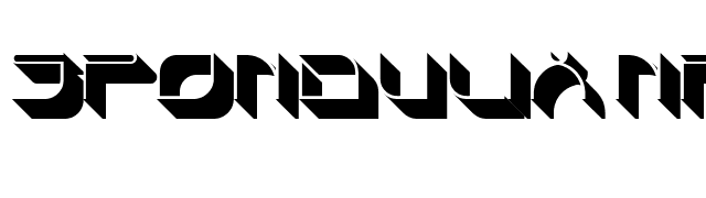 Spondulix NF font preview