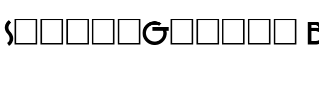 SpringGarden Bold font preview