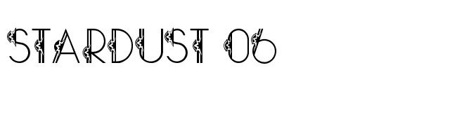 Stardust 06 font preview