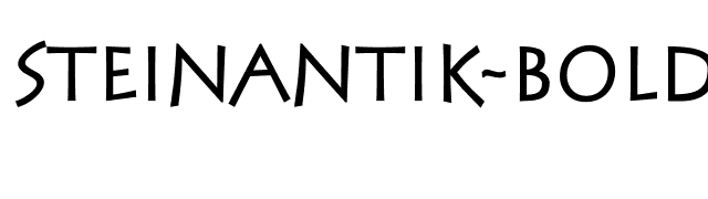SteinAntik-Bold font preview