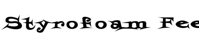 Styrofoam Feelings font preview
