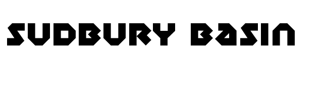 Sudbury Basin font preview