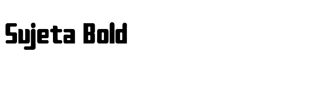 Sujeta Bold font preview