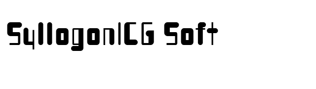 SyllogonICG Soft font preview