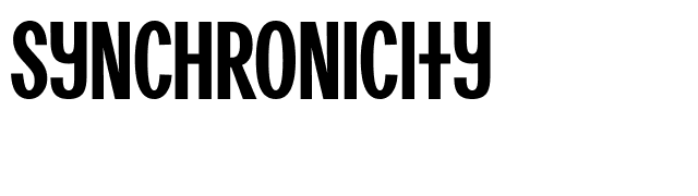 Synchronicity font preview