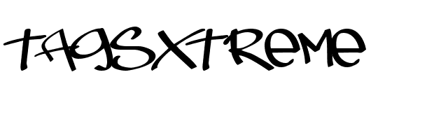 TagsXtreme font preview