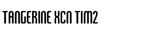Tangerine XCn Tim2 font preview