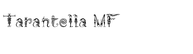 Tarantella MF font preview