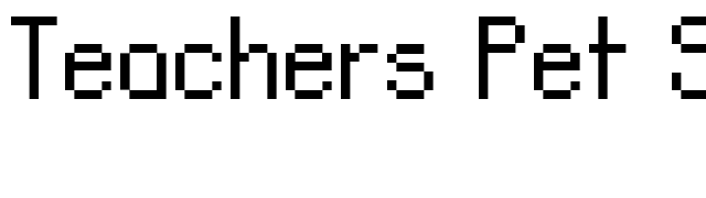 Teachers Pet Sans Serif font preview