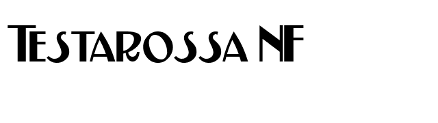 Testarossa NF font preview