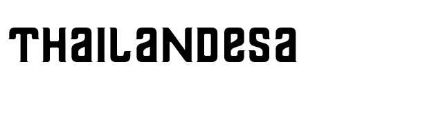 Thailandesa font preview