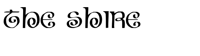 The Shire font preview