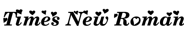 Times New Romance font preview