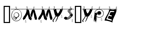 TommysType font preview