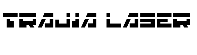 Trajia Laser font preview