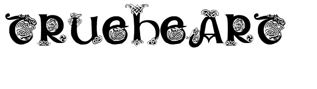 Trueheart font preview
