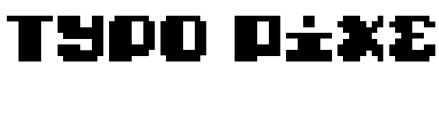 Typo Pixel font preview