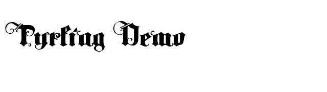 Tyrfing Demo font preview