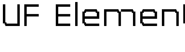 UF Elementar Basica 13.11.5 a font preview