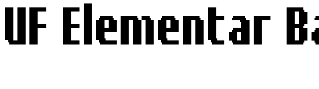 UF Elementar Basica 13.21.1 a font preview