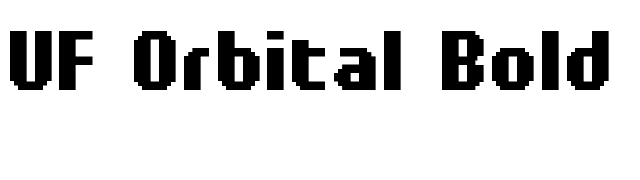 UF Orbital Bold font preview