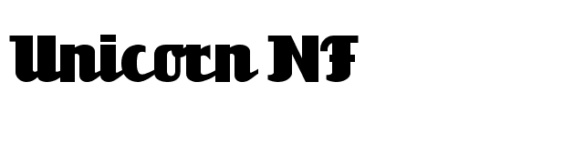 Unicorn NF font preview