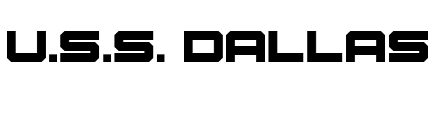 uss-dallas-bold font preview