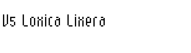 V5 Loxica Lixera font preview