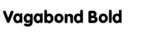Vagabond Bold font preview