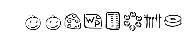 VeenPikto font preview