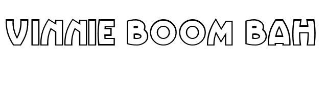 Vinnie Boom Bah NF font preview