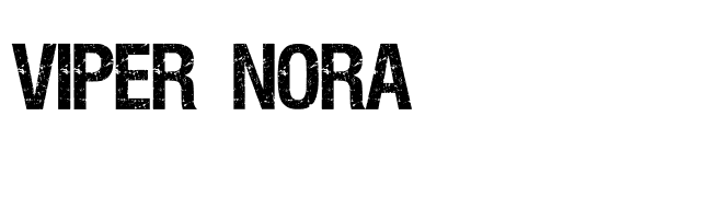 Viper Nora font preview