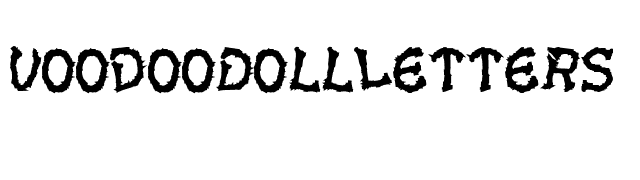 VoodooDollLetters font preview